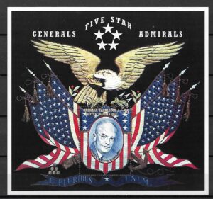 GENERAŁ PIĘCIOGWAIZDKOWY D.D.EISENHOWER GRENADA MI.BL.541**