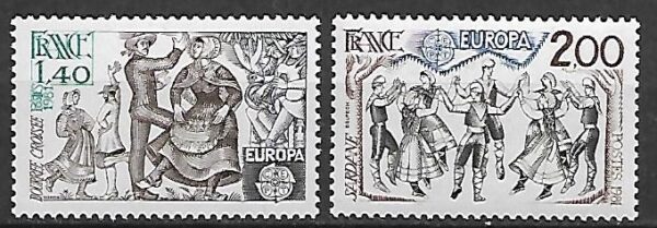 EUROPA CEPT FRANCJA MI.2259-2260**