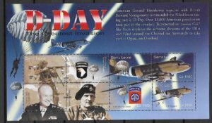 II WOJNA ŚWIATOWA SIERRA LEONE MI.4644-4651**