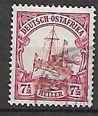 KOLONIE NIEMIECKIE AFRYKA WSCHODNIA MI.32 KASOWANY