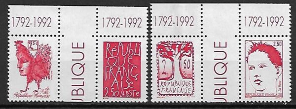 SZTUKA FRANCJA MI.2916-2919** 2 PARKI