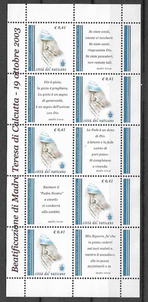 MATKA TERESA WATYKAN MI.ARK.1467**