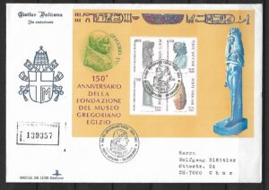 FDC SZTUKA WATYKAN MI.BL.11 NR 1