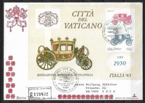 FDC KARETA WATYKAN MI.BL.8