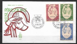 FDC WIELKANOC WATYKAN MI.544-546