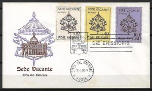 FDC INSYGNIA PAPIESKIE WATYKAN MI.429-431