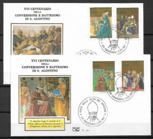 FDC NAWRÓCENIE AUGUSTA WATYKAN MI.907-910