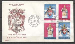 FDC KORONACJA WATYKAN MI.303-306