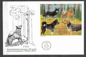 FDC PSY FINLANDIA MI.BL.5  NR 1