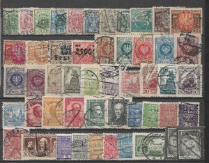 ZESTAW ZNACZKÓW POLSKA PRZEDWOJENNA