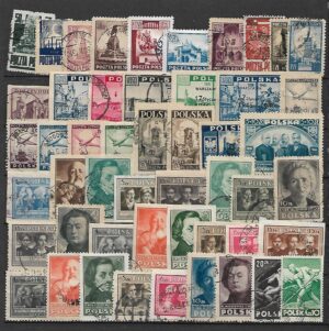 ZESTAW ZNACZKÓW POLSKA NR 10