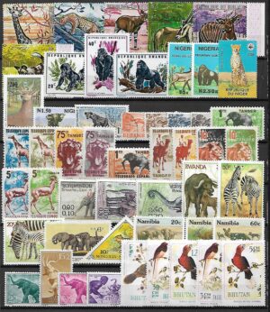 ZESTAW ZNACZKÓW ZWIERZĘTA NR 17