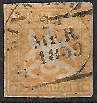 KSIĘSTWO NIEMIECKIE WITEMBERGIA MI.7 KASOWANY