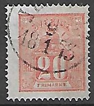 SZWECJA MI.16 KASOWANE