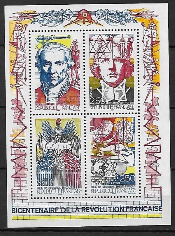 SŁAWNI LUDZIE FRANCJA MI.BL.10**