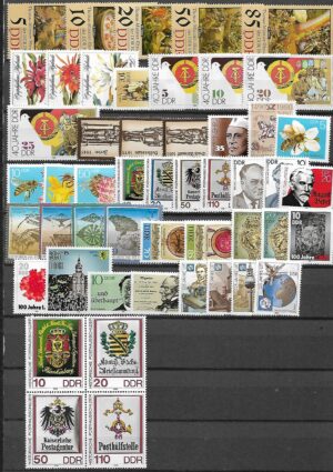 ZESTAW ZNACZKÓW DDR NR 4