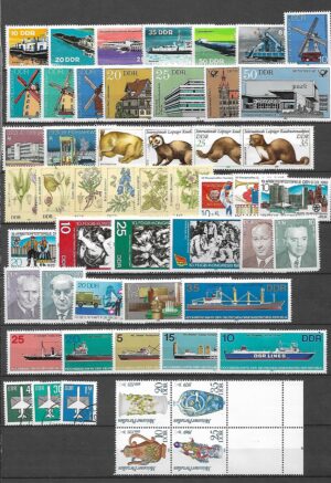 ZESTAW ZNACZKÓW DDR NR 15