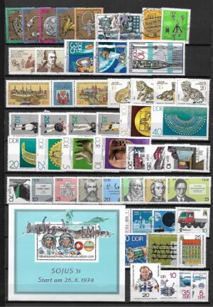 ZESTAW ZNACZKÓW DDR NR 9