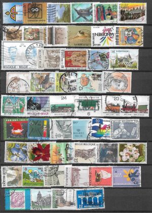 ZESTAW ZNACZKÓW BELGIA NR 1