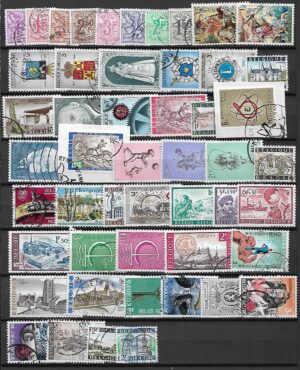 ZESTAW ZNACZKÓW BELGIA NR 7