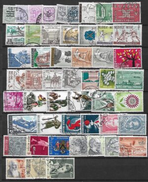 ZESTAW ZNACZKÓW BELGIA NR 9