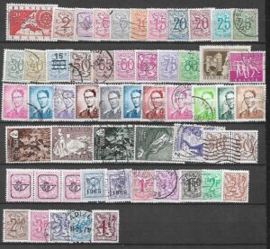 ZESTAW ZNACZKÓW BELGIA NR 12