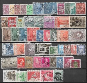 ZESTAW ZNACZKÓW BELGIA NR 13