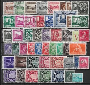 ZESTAW ZNACZKÓW BELGIA NR 14