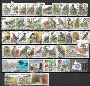 ZESTAW ZNACZKÓW BELGIA NR 17