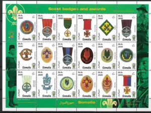 ODZNAKI I NAGRODY SOMALIA **WYDANIE PRYWATNE