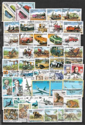 ZESTAW ZNACZKÓW KAMBODŻA NR 4