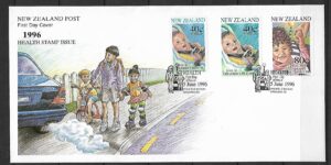 FDC ZDROWE DZIECI NOWA ZELANDIA MI.1523-1525