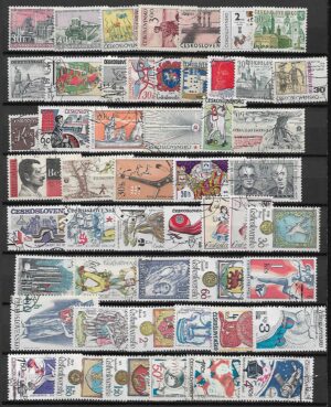 ZESTAW ZNACZKÓW CZECHOSŁOWACJA NR 4