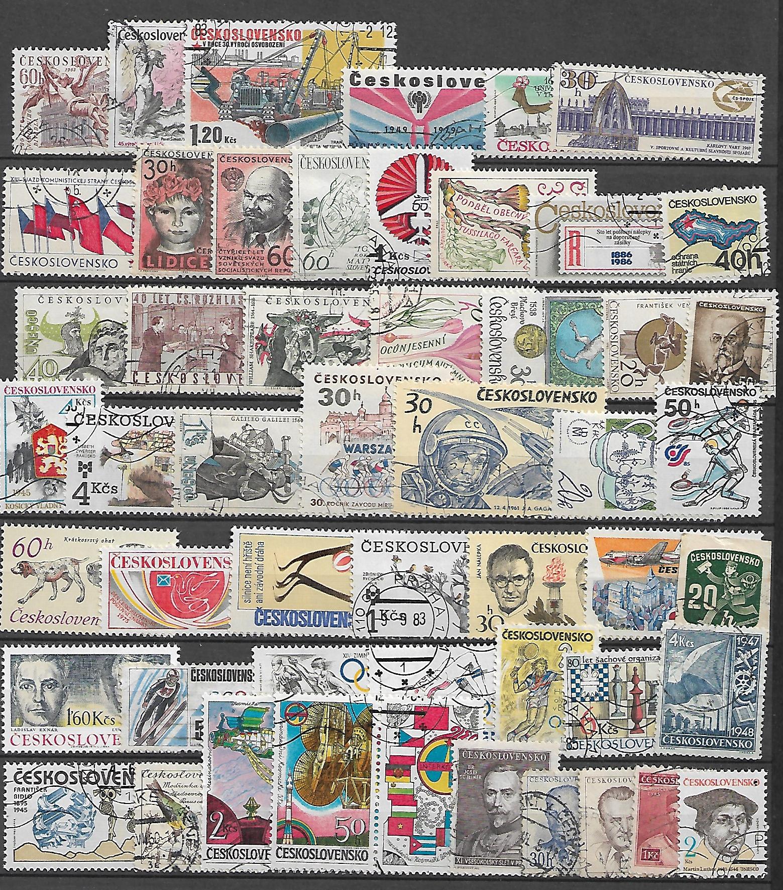 ZESTAW ZNACZKÓW CZECHOSŁOWACJA NR 13