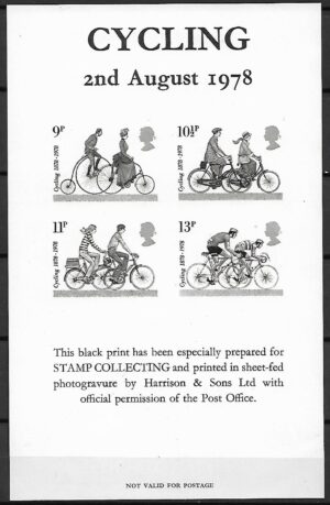 ROWERZYŚCI ANGLIA CZARNODRUK**