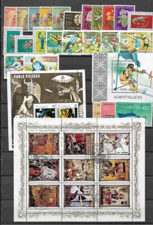 ZESTAW ZNACZKÓW AZJA NR 3