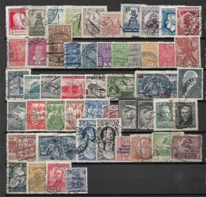 ZESTAW ZNACZKÓW POLSKA PRZEDWOJENNA NR 10