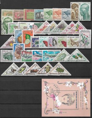 ZESTAW ZNACZKÓW KOLONIE FRANCUSKIE NR 1