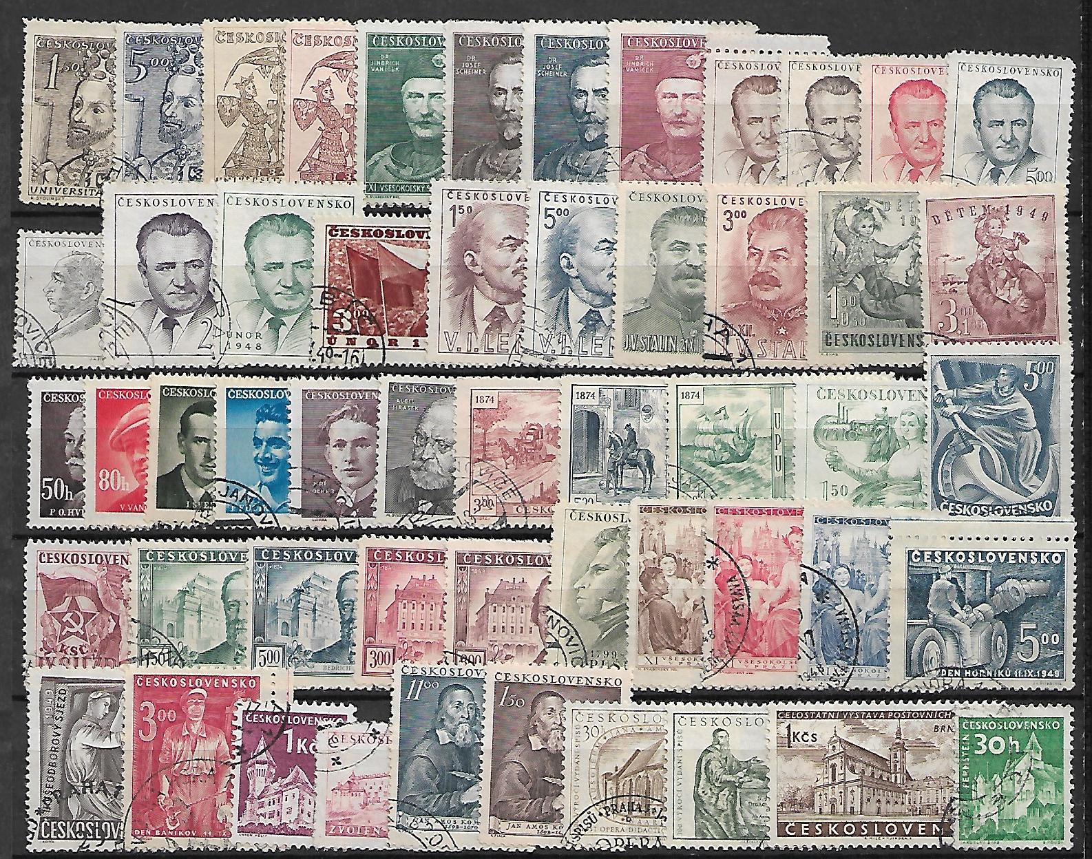 ZESTAW ZNACZKÓW CZECHOSŁOWACJA NR 22