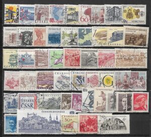 ZESTAW ZNACZKÓW CZECHOSŁOWACJA NR  25