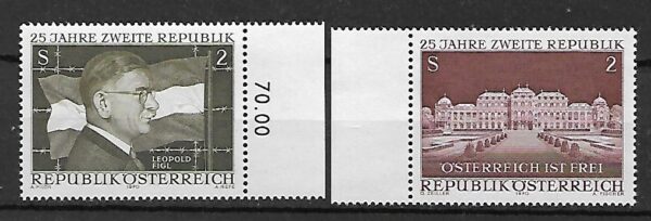 ROCZNICA AUSTRIA MI.1322-1323**