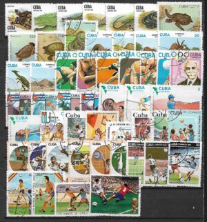 ZESTAW ZNACZKÓW KUBA NR 34