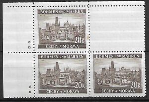 CZECHY I MORAWY MI.61** Z PUSTOPOLEM NA GÓRZE Z PRAWEJ STRONY