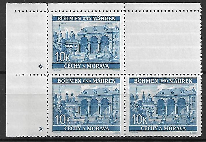 CZECHY I MORAWY MI.60** Z PUSTOPOLEM NA GÓRZE Z PRAWEJ STRONY