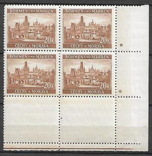 CZECHY I MORAWY MI.37**Z DWOMA PUSTOPOLAMI NA DOLE