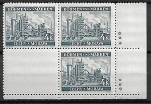 CZECHY I MORAWY MI.34c** Z PUSTOPOLEM NA DOLE Z LEWEJ STRONY