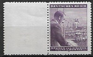 CZECHY I MORAWY MI.126* Z PUSTOPOLEM Z LEWEJ  STRONY