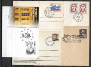 KOPERTY - KARTY I STEMPLE OKOLICZNOŚCOWE  F.CHOPIN