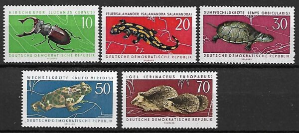 ZWIERZĘTA DDR MI.978-982**