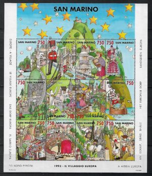 EUROPA SAN MARINO MI.BL.17**